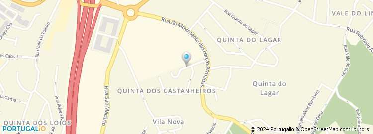 Mapa de Rua Quinta dos Castanheiros