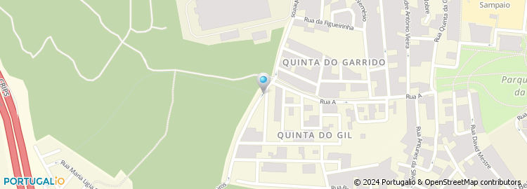 Mapa de Rua Quinta dos Medronheiros