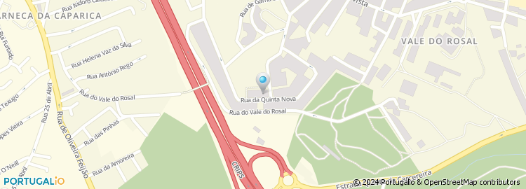 Mapa de Rua Quinta Nova