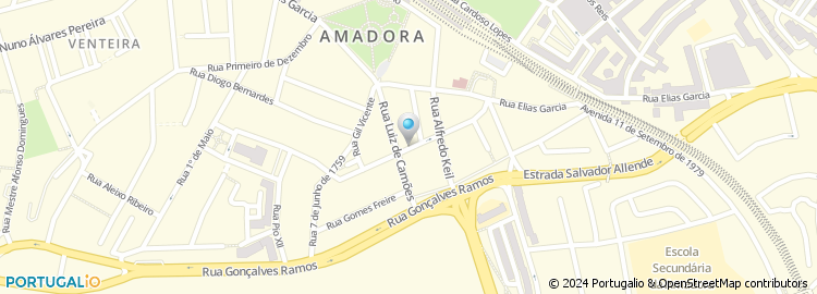 Mapa de Apartado 60381, Amadora