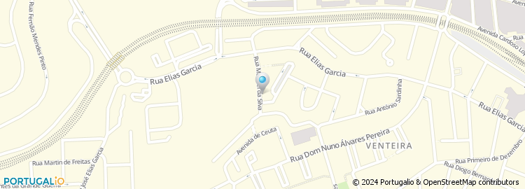 Mapa de Rua Manuel da Costa e Silva