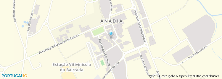 Mapa de Apartado 106, Anadia