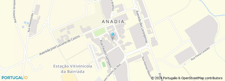 Mapa de Apartado 298, Anadia