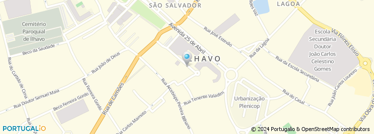 Mapa de Antonio Silva Vaz