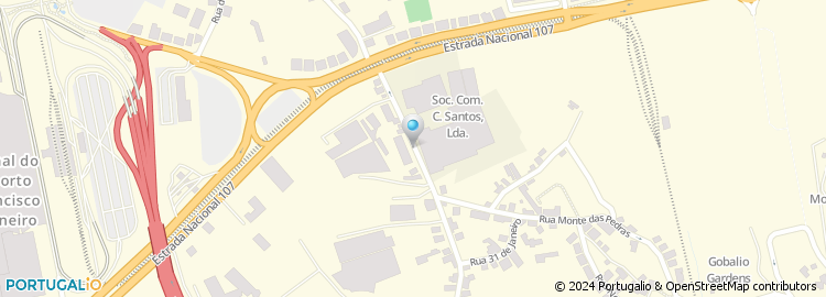 Mapa de Armindo Campos, Unip., Lda