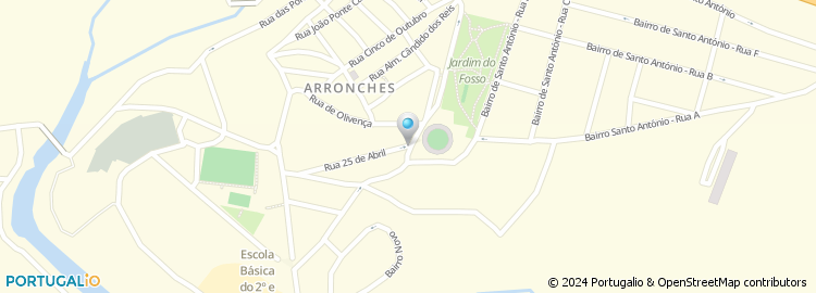 Mapa de Apartado 23, Arronches