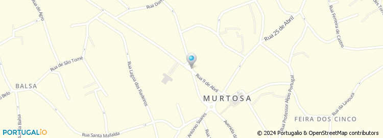 Mapa de Associação de Bombeiros Voluntarios da Murtosa