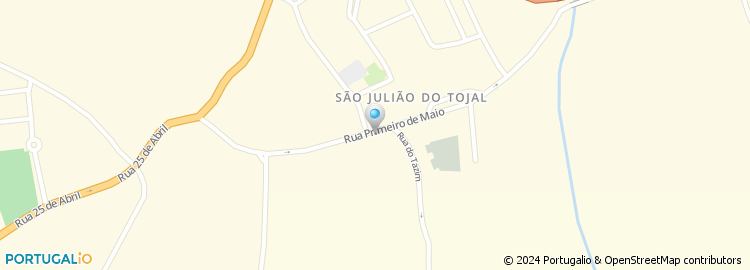 Mapa de Associação de Reformados, Pensionistas e Idosos de São Julião do Tojal