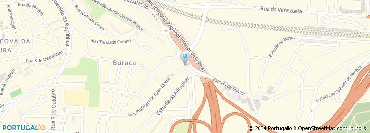 Mapa de Auto Mecanica Central da Buraca, Lda