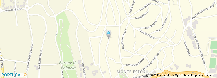Mapa de Auto Mecanica do Monte Estoril, Lda