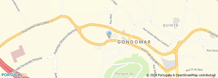 Mapa de Auto Motora de Gondomar