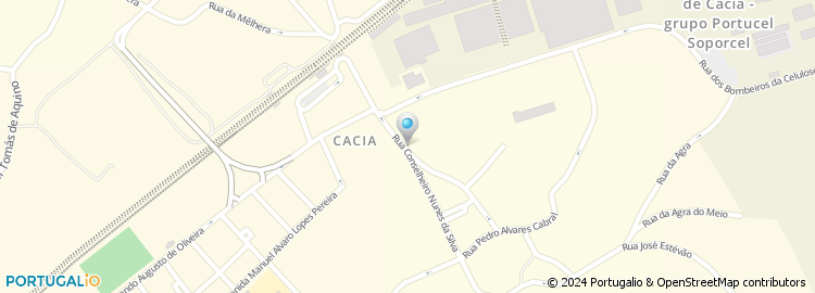 Mapa de Apartado 10, Cacia