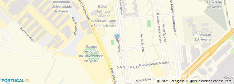 Mapa de Apartado 323, Aveiro