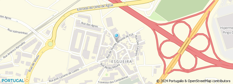 Mapa de Apartado 794, Aveiro