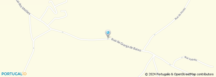 Mapa de Rua da Granja de Baixo