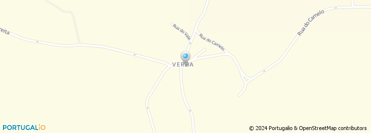 Mapa de Rua da Verba