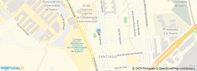 Mapa de Rua de São Tiago