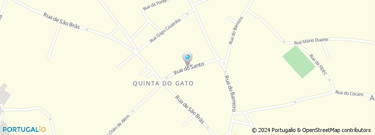 Mapa de Rua do Santo