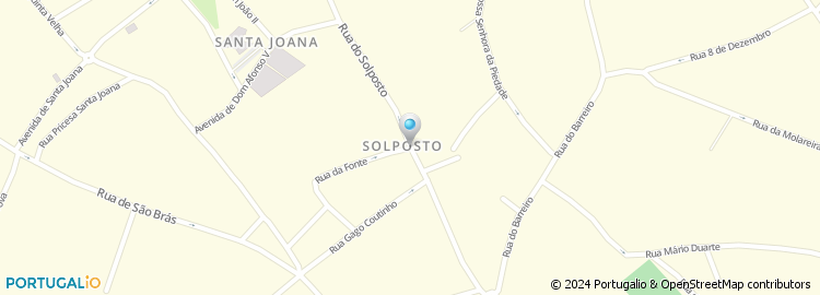 Mapa de Rua do Solposto