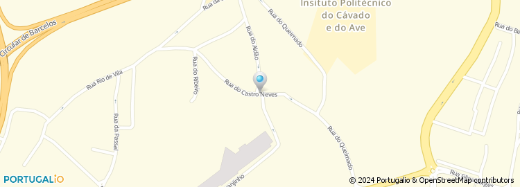 Mapa de Travessa A da Rua Castro Neves