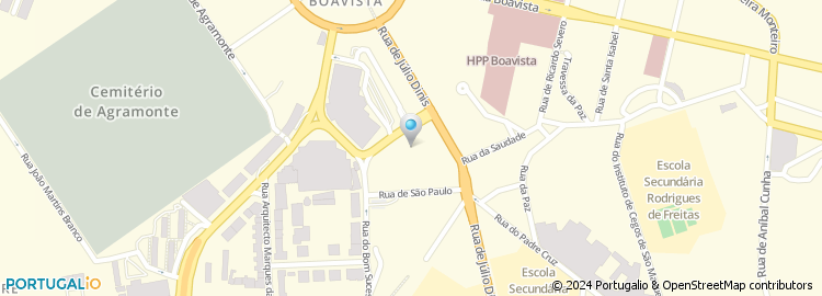 Mapa de Basys It - Service Gmbh, Sucursal Em Portugal