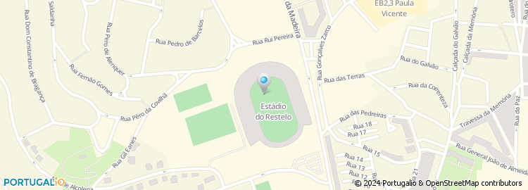 Mapa de Belenenses - Futebol, Sduq Lda