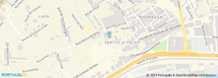 Mapa de Belo Prado - Gestão e Comércio Hoteleiro, Lda