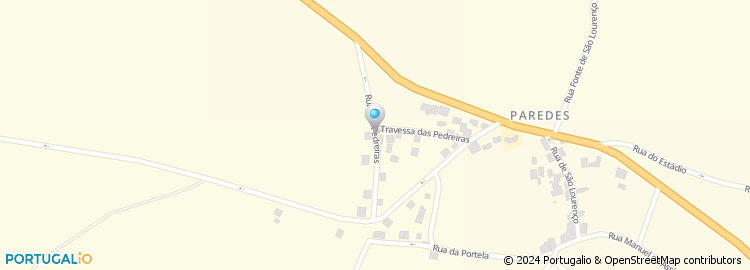 Mapa de Rua Pereira Lopes