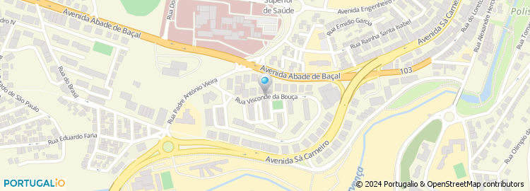 Mapa de Rua Visconde Bouça