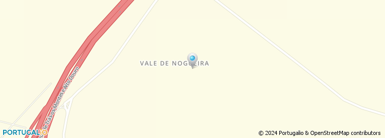 Mapa de Vale de Nogueira