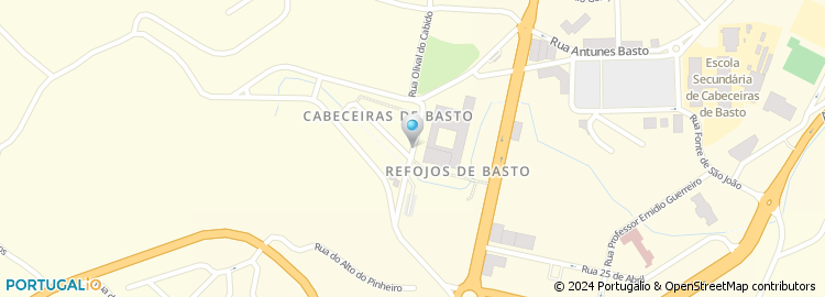 Mapa de Rua do Areeiro