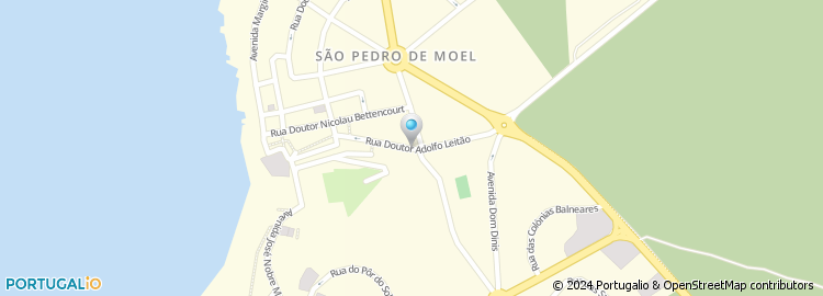 Mapa de Cafe Central de São Pedro de Muel