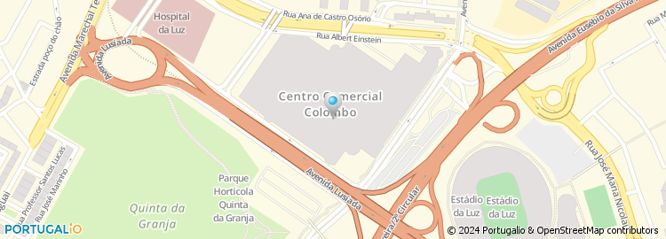 Mapa de Cafés Portela, Centro Colombo