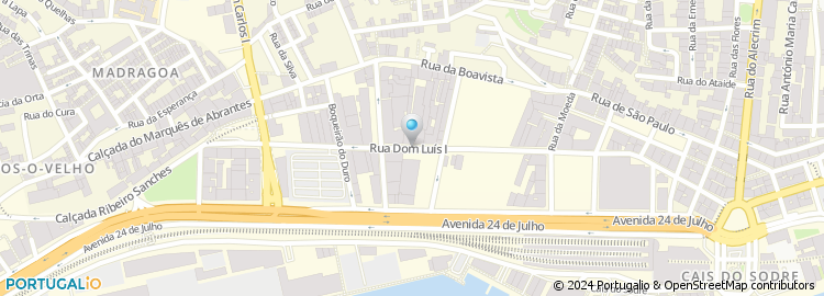 Mapa de Cais da Ribeira - Soc. de Restaurantes, Lda