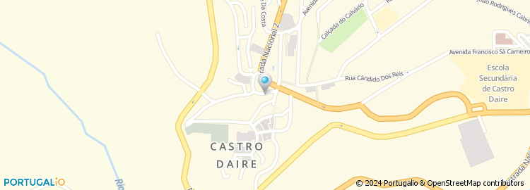 Mapa de Caixa de Credito Agricola Mutuo de Castro D Aire, C.R.L