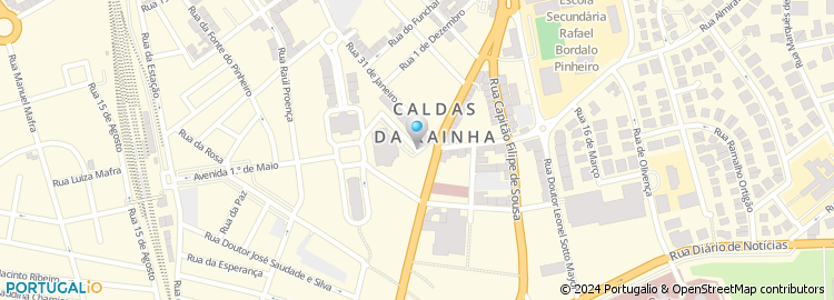 Mapa de Apartado 113, Caldas da Rainha