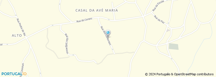 Mapa de Rua dos Contentes