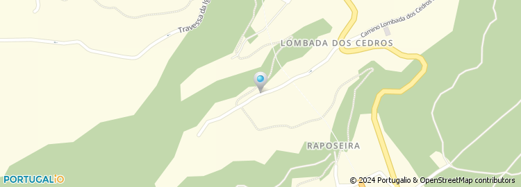 Mapa de Caminho Lombada dos Cedros