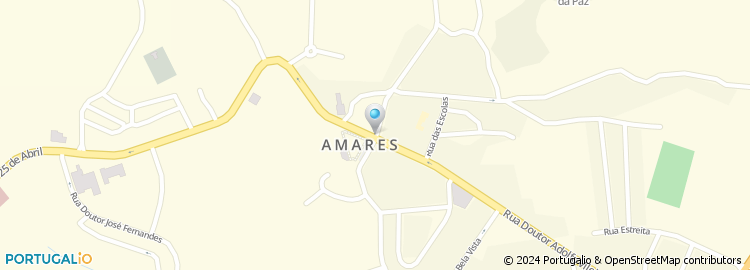 Mapa de Câmara Municipal de Amares