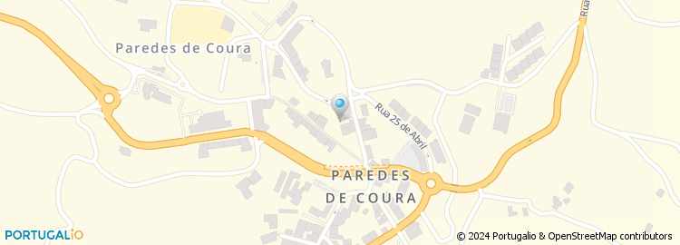 Mapa de Câmara Municipal de Paredes de Coura