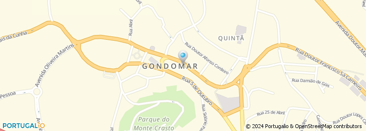 Mapa de Cantinho de Gondomar Lda