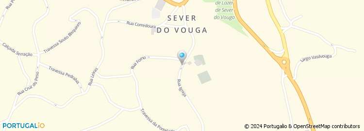 Mapa de Cartório Notarial de Sever do Vouga