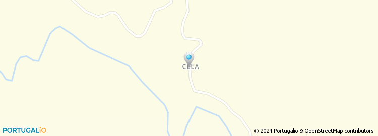 Mapa de Casa de Cela - Turismo de Habitação e Actividades em Espaço Rural, Lda