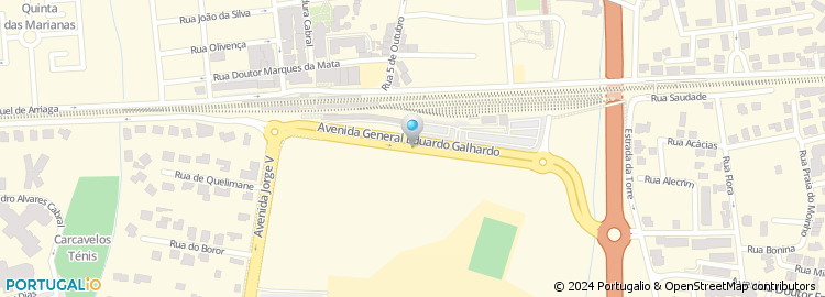 Mapa de Avenida Tenente Coronel Melo Antunes