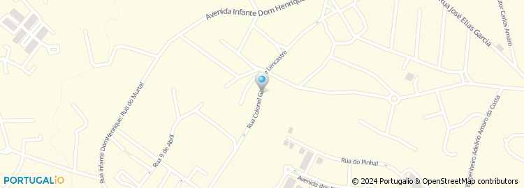 Mapa de Rua Coronel Garcez de Lencastre