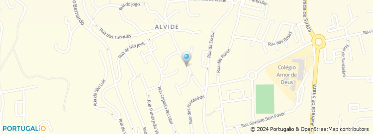 Mapa de Rua de Alvide