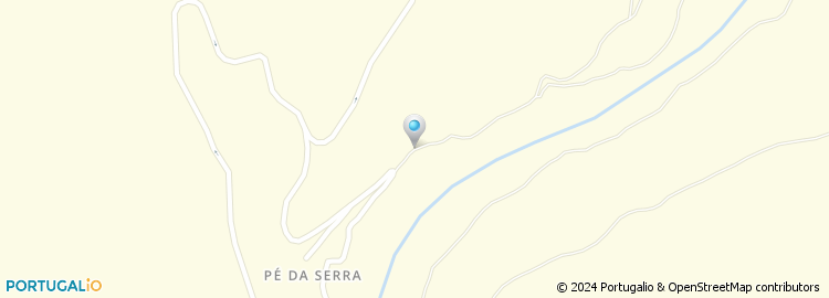 Mapa de Pé da Serra