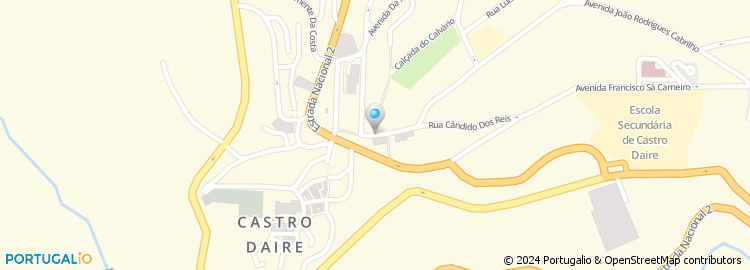 Mapa de Apartado 18, Castro Daire