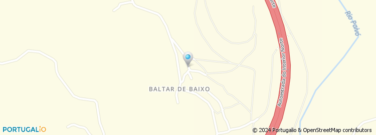 Mapa de Baltar de Baixo