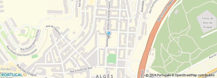 Mapa de Centro Comercial de Alges